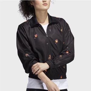 Adidas floral track jacket